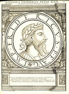 フレデリック1、ローマの東西の指揮官、古代コインの最も真実な画像、ルドルフヴィッセンバッハの彫刻、チューリッヒアンドレアスゲスナーの印刷